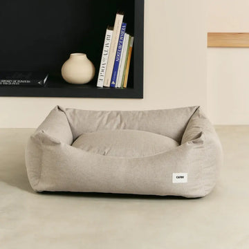 Cafide Snozy // Weiches und waschbares Hundebett (beige)