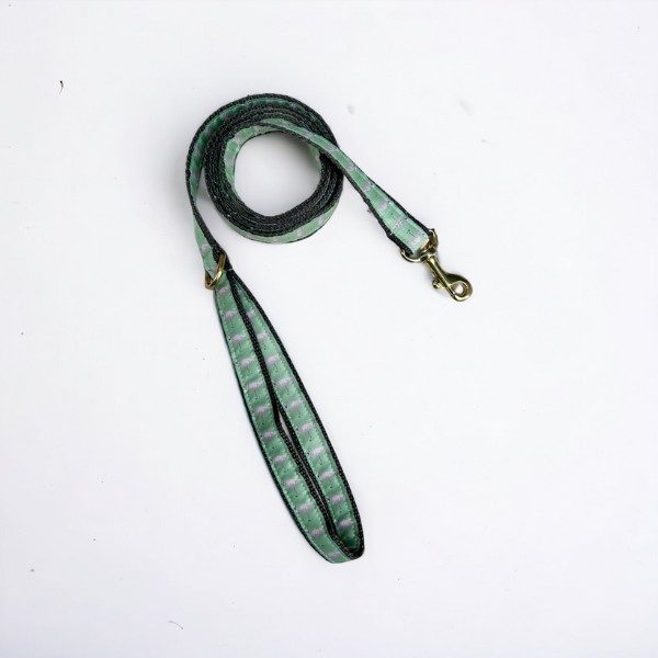 Welpenset // Welpenhalsband, Welpenleine und Hundemarke (Flamingo)