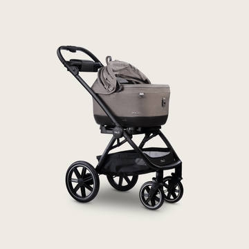 Tavo Dupree // Crashgetestete Hundetasche für Flugzeuge und Autos mit ISOFIX (Onyx)