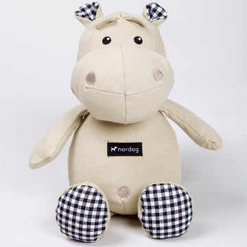 Henny das Nilpferd // Plüschtier für Hunde (beige)