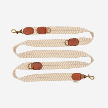 Buddys Dogwear Portixol Sand // Breite und leichte Leine (beige)