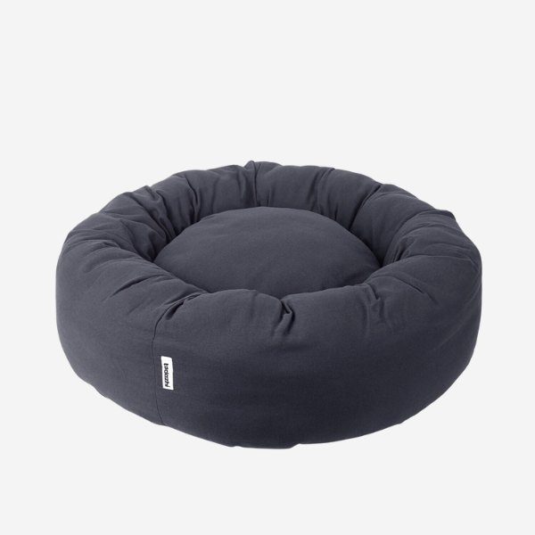 Tadazhi Donut Bed // Waschbares Donut-Hundebett (Dunkelgrau)