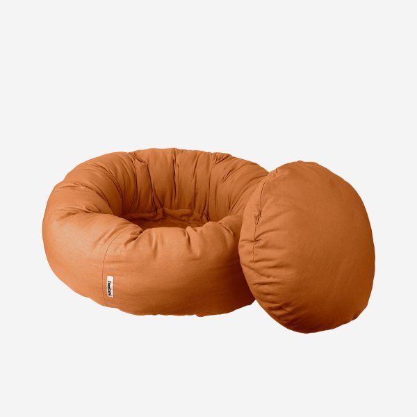 Tadazhi Donut Bed // Waschbares Donut-Hundebett (hellbraun)