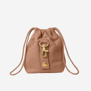 Tadazhi Leckerli-Tasche // Leckerli-Tasche aus Bio-Baumwolle (Rose)
