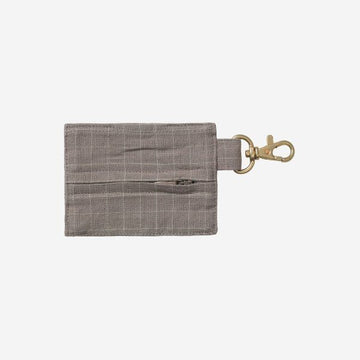 Tadazhi Kotbeutel // Hundekotbeutelhalter aus Bio-Baumwolle (Sand Check)