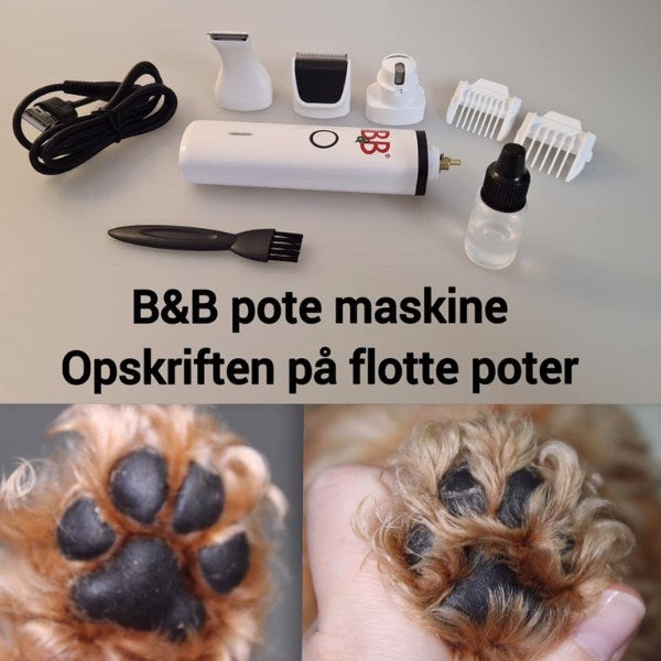 B&B Paw // 2-in-1-Knipser und elektrische Nagelfeile für Hunde