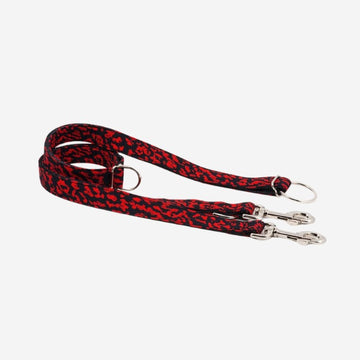 Brott Conesa // Verstellbare Hundeleine (roter Leopard)