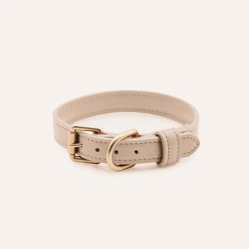 Cafide Jala // Halsband aus veganem Leder (beige)