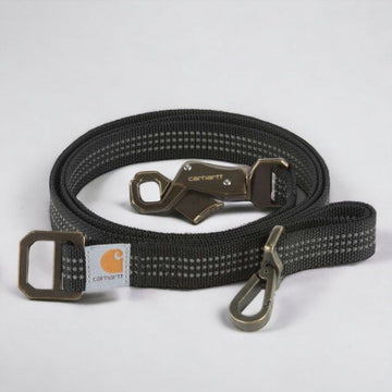 Carhartt Tradesman // Strapazierfähige Hundeleine aus Nylon (schwarz)
