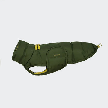 Cloud7 Alaska Pro, Dackel // Extra warme und wasserdichte Winterjacke (Oliv) Größe 2