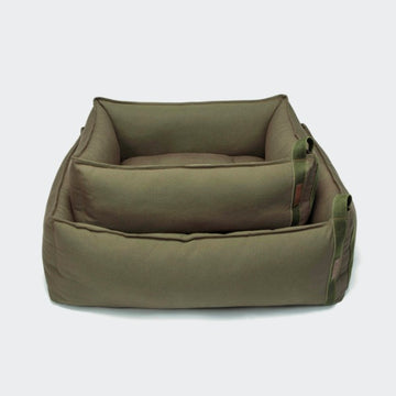 Cloud7 Boost // Weiches Hundebett aus strapazierfähigem Canvas (Oliv)