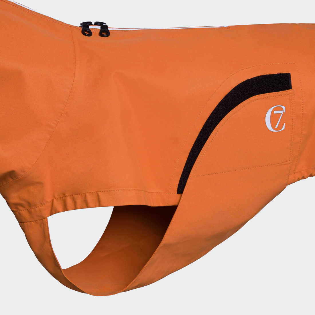 Cloud7 Dublin 2.0 // Wasser- und winddichte Regenjacke (orange) Größe 11