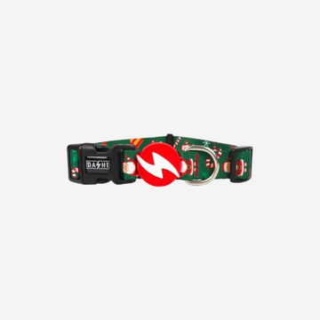 Dashi Santa // Verstellbares Halsband (Weihnachtsausgabe) XS