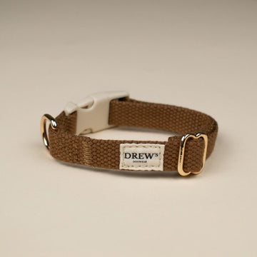 Mein erstes Halsband // Verstellbares Welpenhalsband (braun)