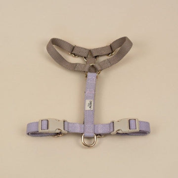 Drew's Dogwear Lavender // Verstellbares Y-Geschirr (lila/beige)