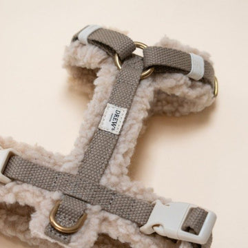 Drew's Dogwear Teddy // Verstellbares Y-Geschirr (Beige)