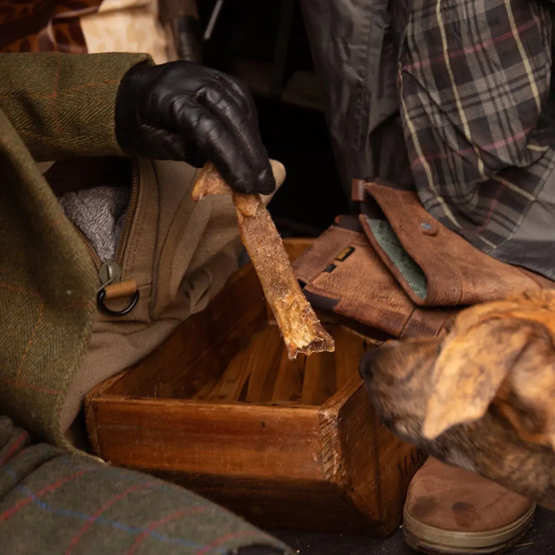 Essential Wild Boar // Geschmackvolle 100 % getrocknete Wildschweinhaut