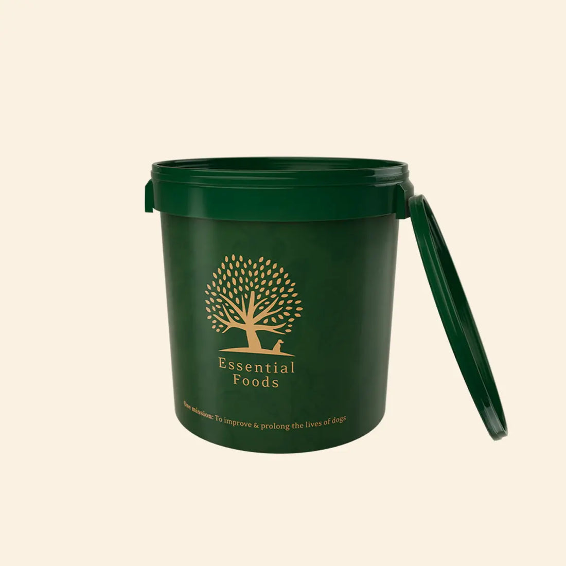 Essential The Food Box // Luftdichter Futterbehälter für Hundefutter (10kg.)