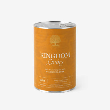 Essential Kingdom Living Paté // Nassfutter mit Wildschwein und Schwein (400 g)