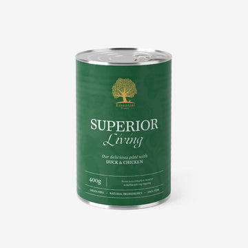 Essential Superior Living Paté // Nassfutter mit Ente und Huhn (400 g)