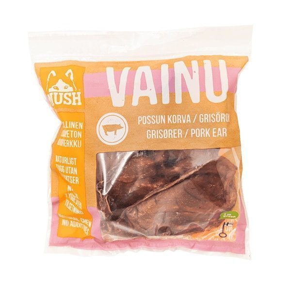 Mush Vainu // Getrocknete, knusprige Schweineohren 200 Gramm