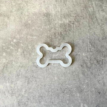 Gummirahmen für Erkennungsmarken, damit es keine Geräusche macht (großer Fleischknochen)