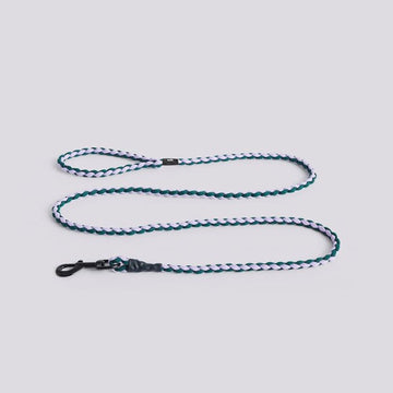 HAY Dogs Braided // Geflochtene Hundeleine aus recyceltem Nylon (Lavendel/Grün)
