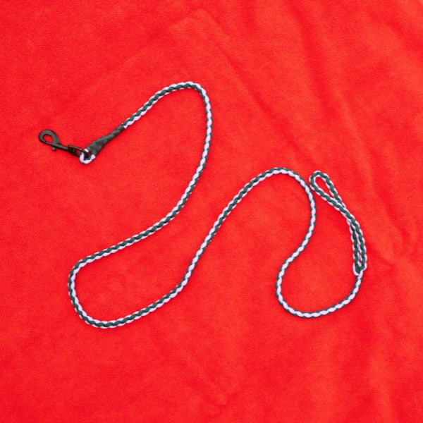 HAY Dogs Braided // Geflochtene Hundeleine aus recyceltem Nylon (Lavendel/Grün)