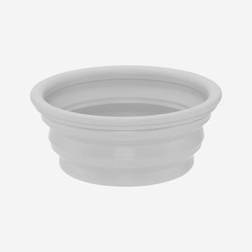 Hevea Bowl-on-the-go // Tragbare Faltschüssel aus Naturkautschuk (grau)