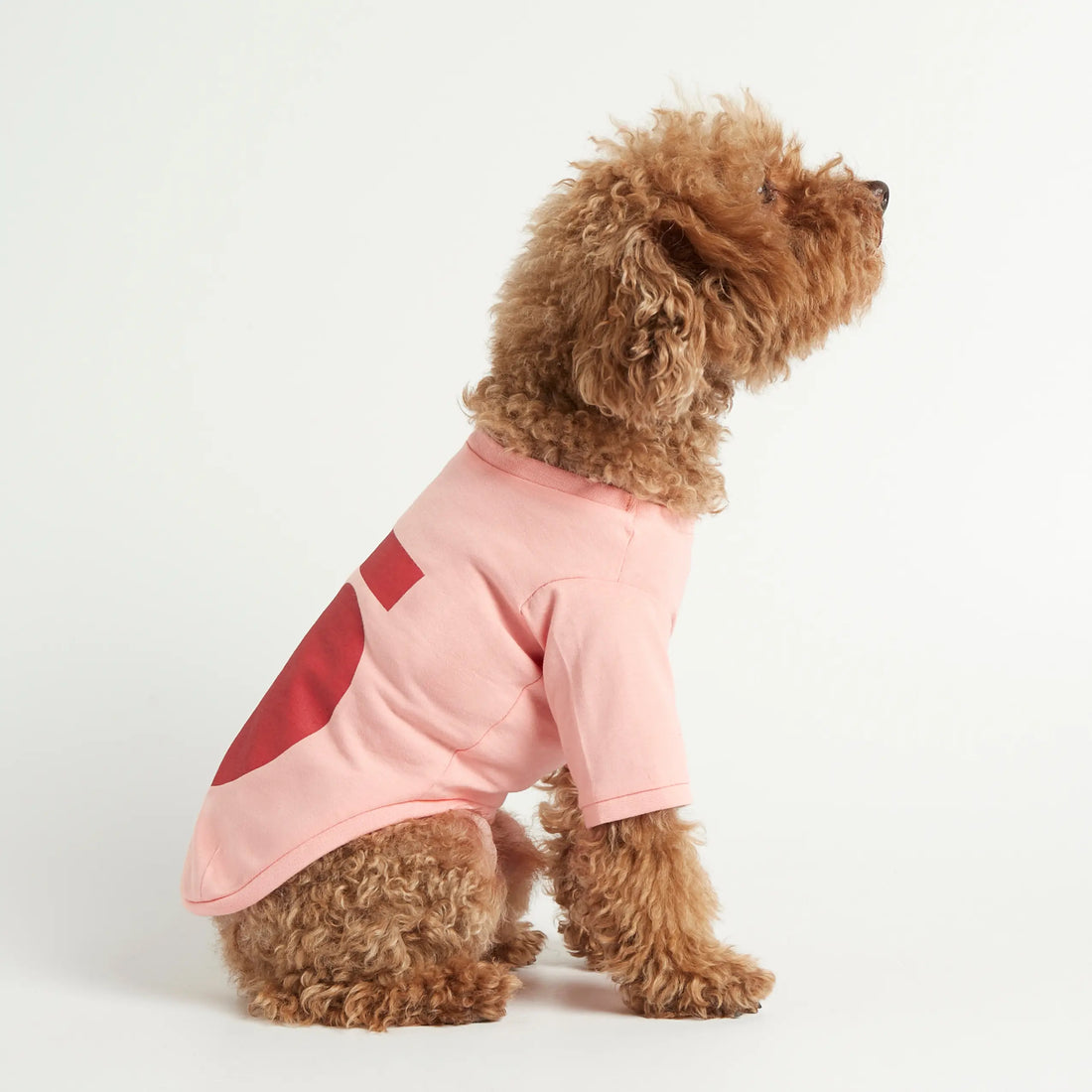 Imi T-Shirt // Hundeshirt mit Ärmeln aus Bio-Baumwolle (pink)