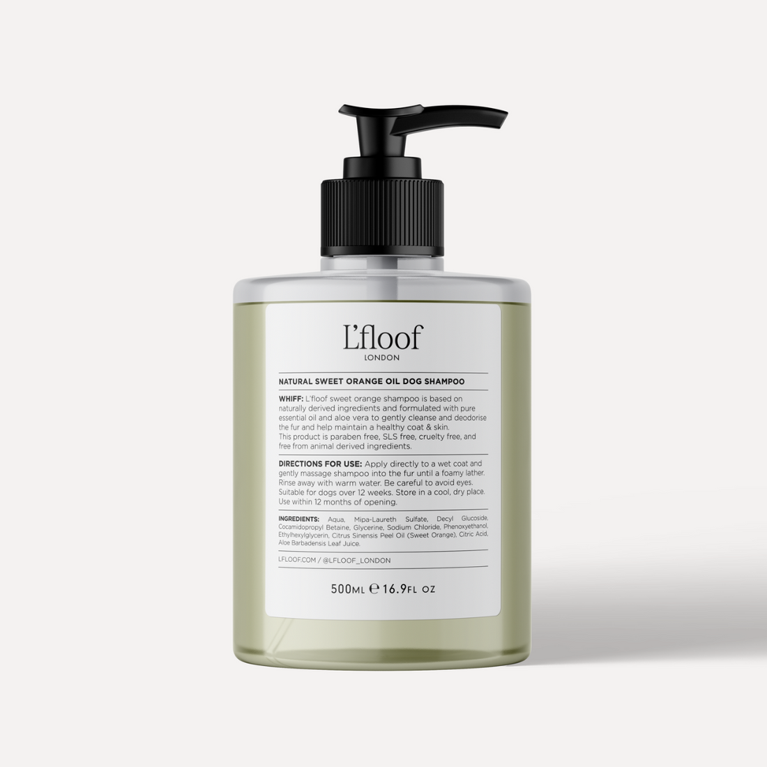 L'floof WHIFF // Natürliches Hundeshampoo (süße Orange)