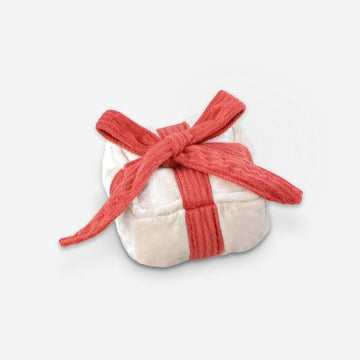 Lambwolf Weihnachtsgeschenk // Hundespielzeug mit „Quietsch“ (Schnee)