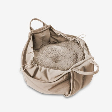 Lambwolf Olla // Tragetasche für kleine Hunde bis 5 kg. (Kamel)