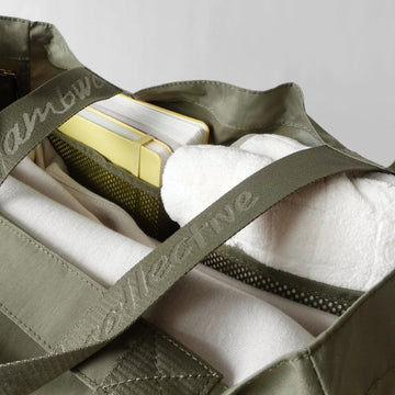 Lambwolf Everything Tote // Geräumige Tasche für den Hundebesitzer (staubiges Grün)