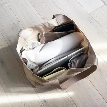 Lambwolf Everything Tote // Geräumige Tasche für den Hundebesitzer (beige)