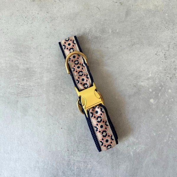 Hunni Mosaic // Einzigartiges Halsband mit Druckknopfverschluss (Mosaik)