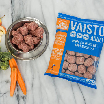 Mush Vaisto Blue // Barf mit extra guten Fettsäuren für Haut und Fell (Frost)