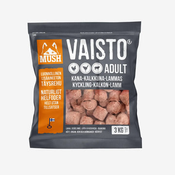 Mush Vaisto Grey // Barf mit extra Energie für aktive Hunde (Frost) 3 kg