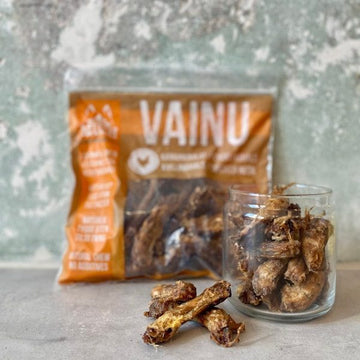 Mush Vainu // Getrocknete, knusprige Hühnerhälse (220 g)
