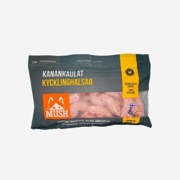 Mush Basic Hühnerhälse // Leckere Kauartikel, die Ihr Hund lieben wird (gefroren)