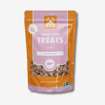 Mush Treats, Pork // Gefriergetrocknete Leckerlis mit nordischem Schweinefleisch