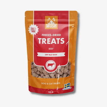 Mush Treats, Beef // Leckere gefriergetrocknete Rindfleisch-Leckerlis