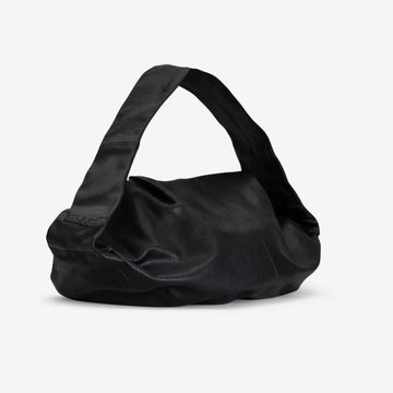 Muud Chro, Schwarz // Luxus-Hundetragetasche aus Leder (5 kg)