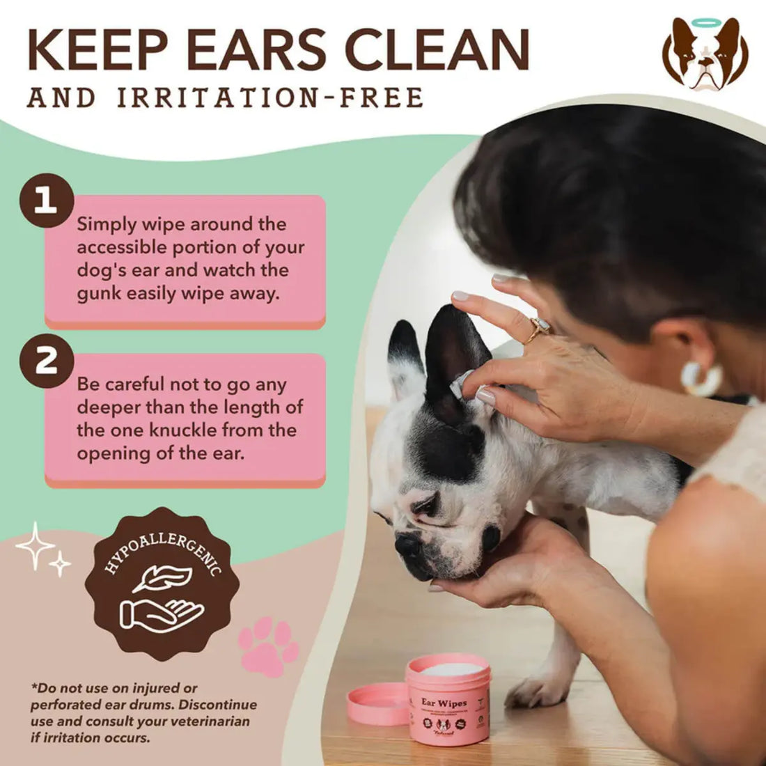 NDC Ear Wipes // Ohrenreinigung und -pflege für Hunde