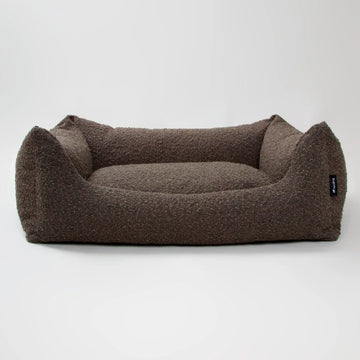 Nordog Billy // Bouclé-Hundebett mit Memory Foam (Schokolade)