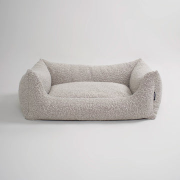 Nordog Billy // Bouclé-Hundebett mit Memory Foam (taupe)