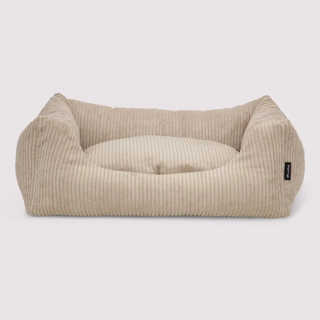 Nordog Oscar // Velours-Hundebett mit Memory Foam (Cappuccino)
