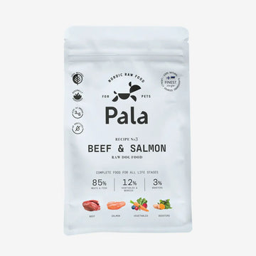 Pala Rezept 3 // Weiches Hundefutter für wählerische Hunde (Rind, Lachs)
