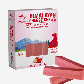 Pawfect Himalaya // Natürlicher und langlebiger Kauknochen (Erdbeere)
