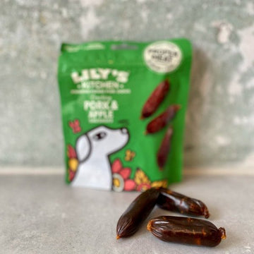Lily's Kitchen Cracking Sausages // Snackwürstchen mit Schweinefleisch und Apfel (70g)